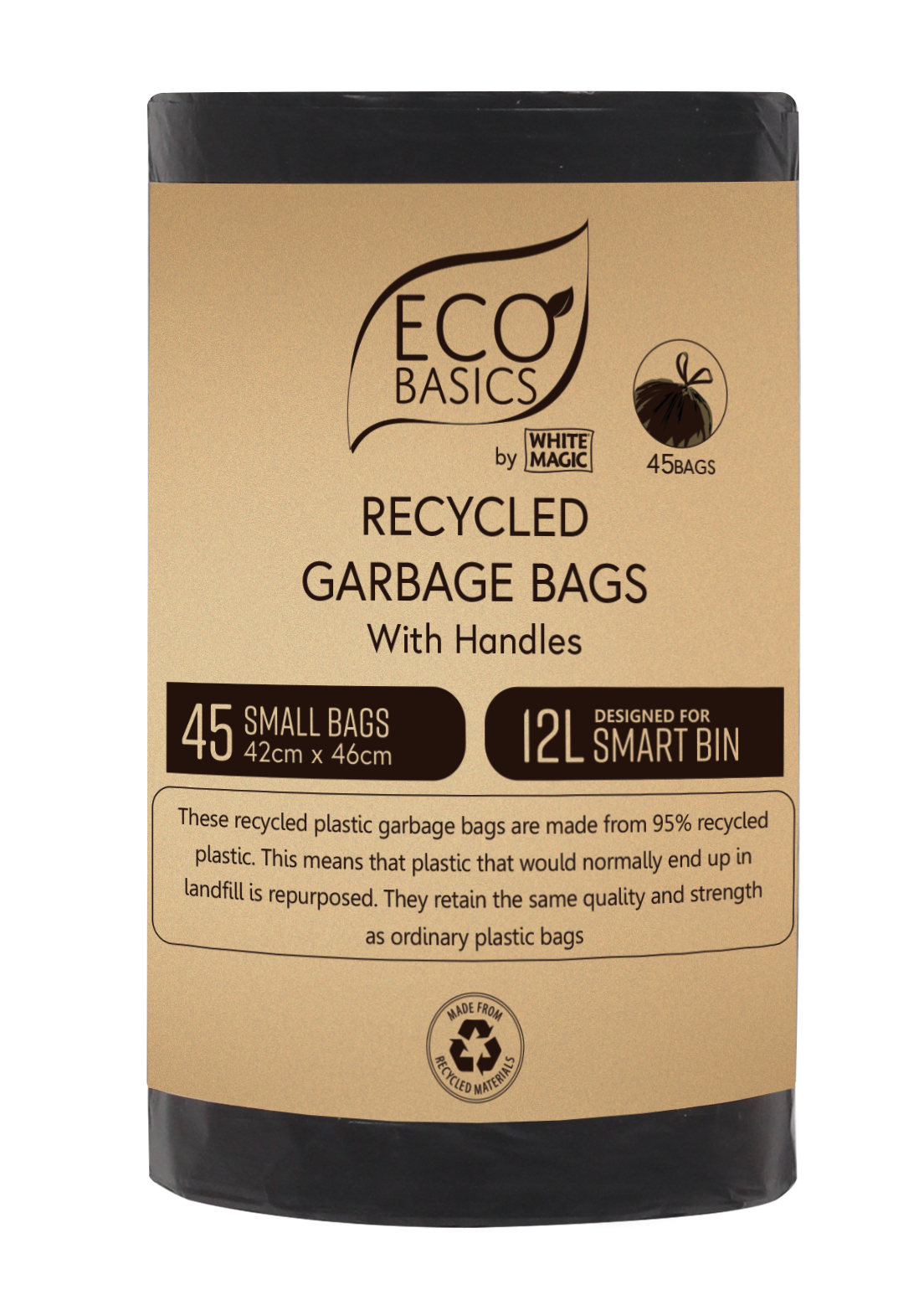 Eco Basics Recycled Garbage Bin Bags