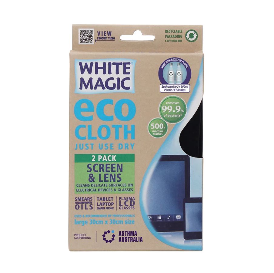 White Magic Eco Cloth Screen & Lens