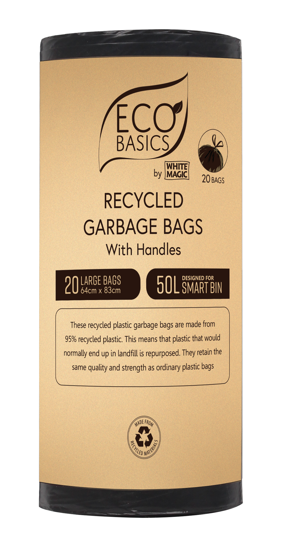 Eco Basics Recycled Garbage Bin Bags