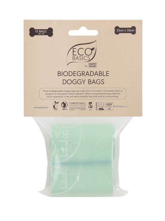 Eco Basics Biodegradable Doggy Bags - 15Bags/Roll