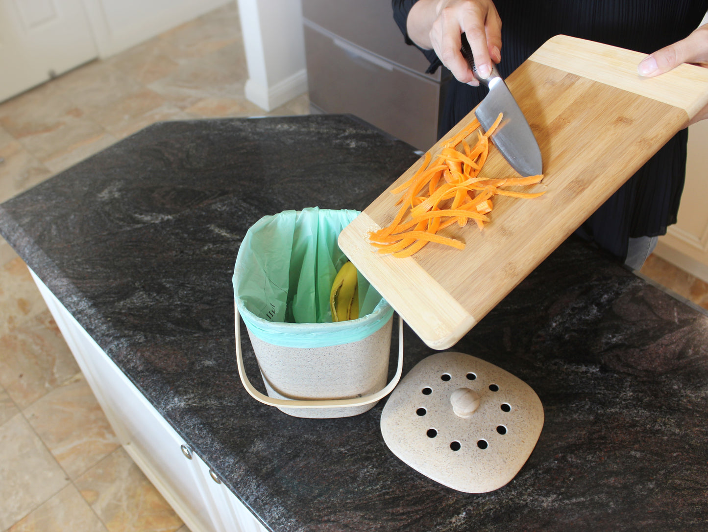 Eco Basics Compost Kitchen Waste Bin