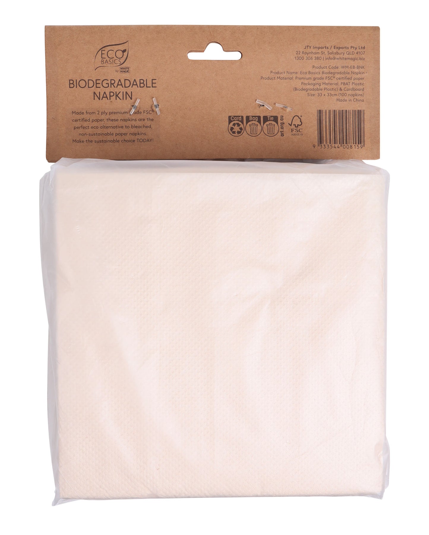 Eco Basics Biodegradable Napkin