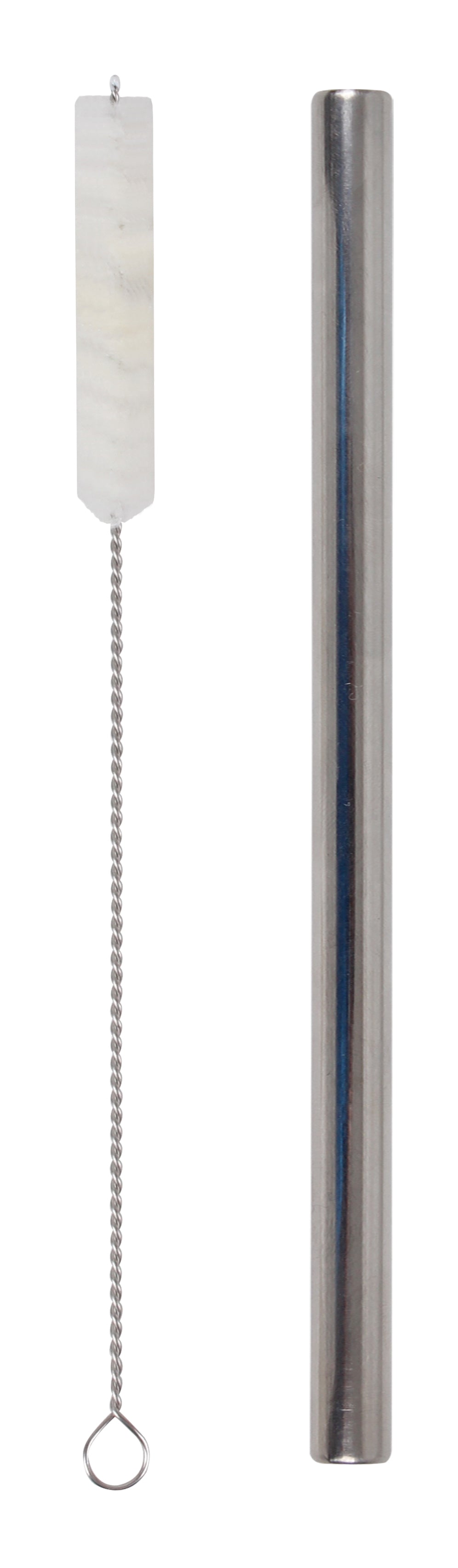 Eco Basics Stainless Steel Straw with cleaner and Pouch - 12mm