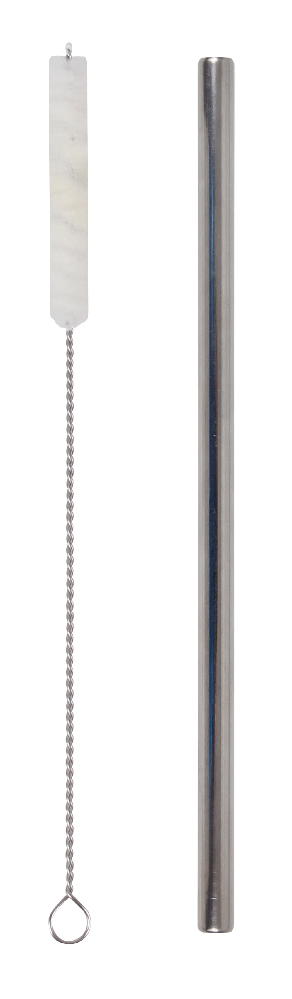 Eco Basics Stainless Steel Straw with cleaner and Pouch - 8mm