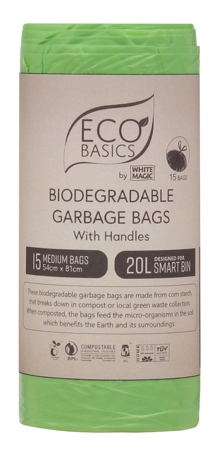 Eco Basics Biodegradable Garbage Bin Bags