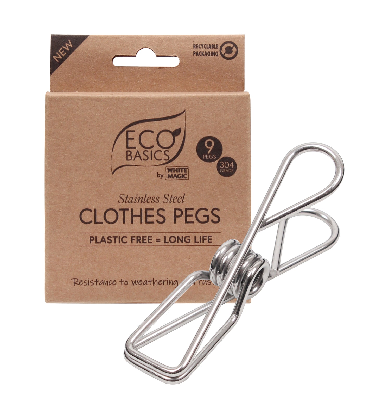 Eco Basics Clothes Pegs 9pack