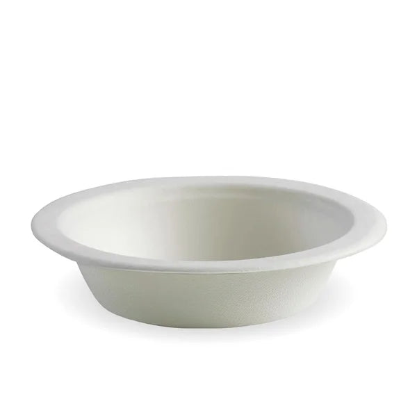 BioPak Sugarcane Bowls 470ml Plastic Free - 20 pcs Disposable Bowl Eco Friendly