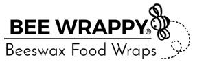 Bee Wrappy - Vagan Food Wrap 4 Pieces Pack (2 Small, 1 Medium, 1 Large) Bee Wax Food Wrap