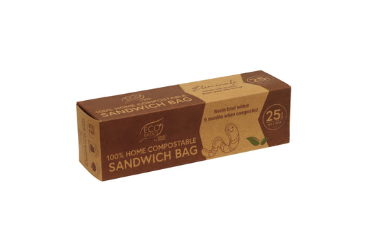 Eco Basics 100% Home Compostable Sandwich Bag