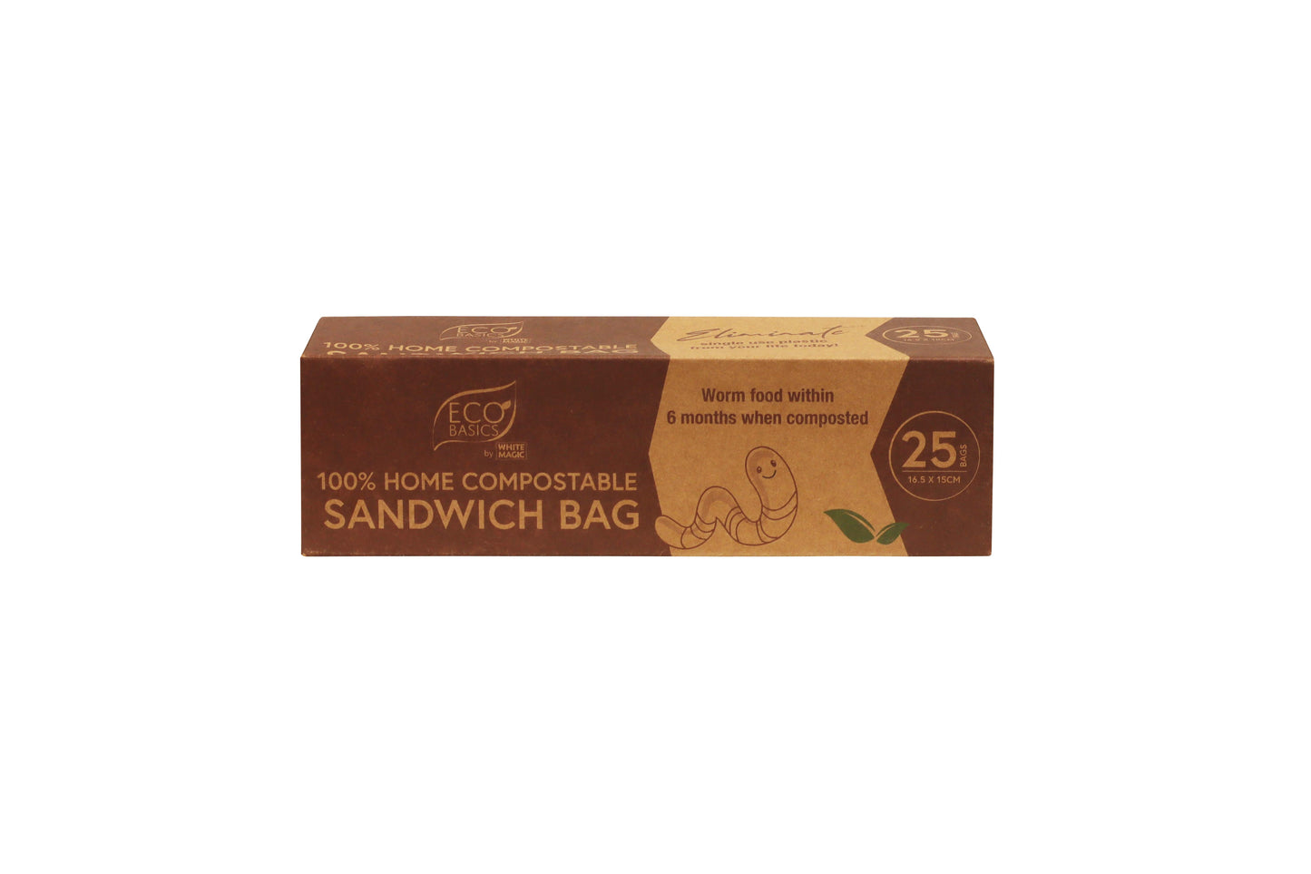 Eco Basics 100% Home Compostable Sandwich Bag