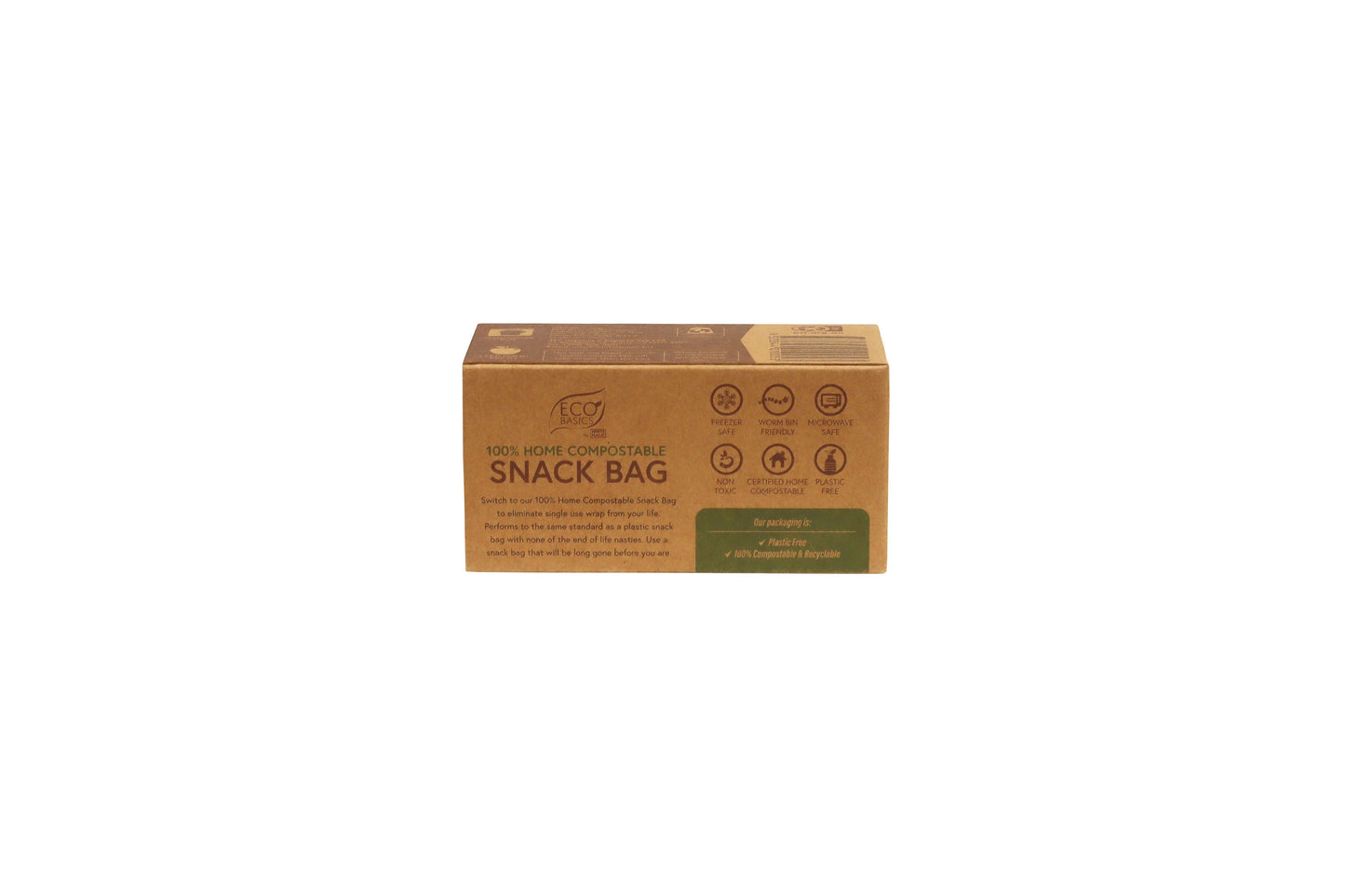 Eco Basics 100% Home Compostable Snack Bag