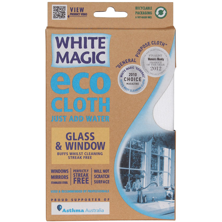 White Magic Eco Cloth Window & Glass