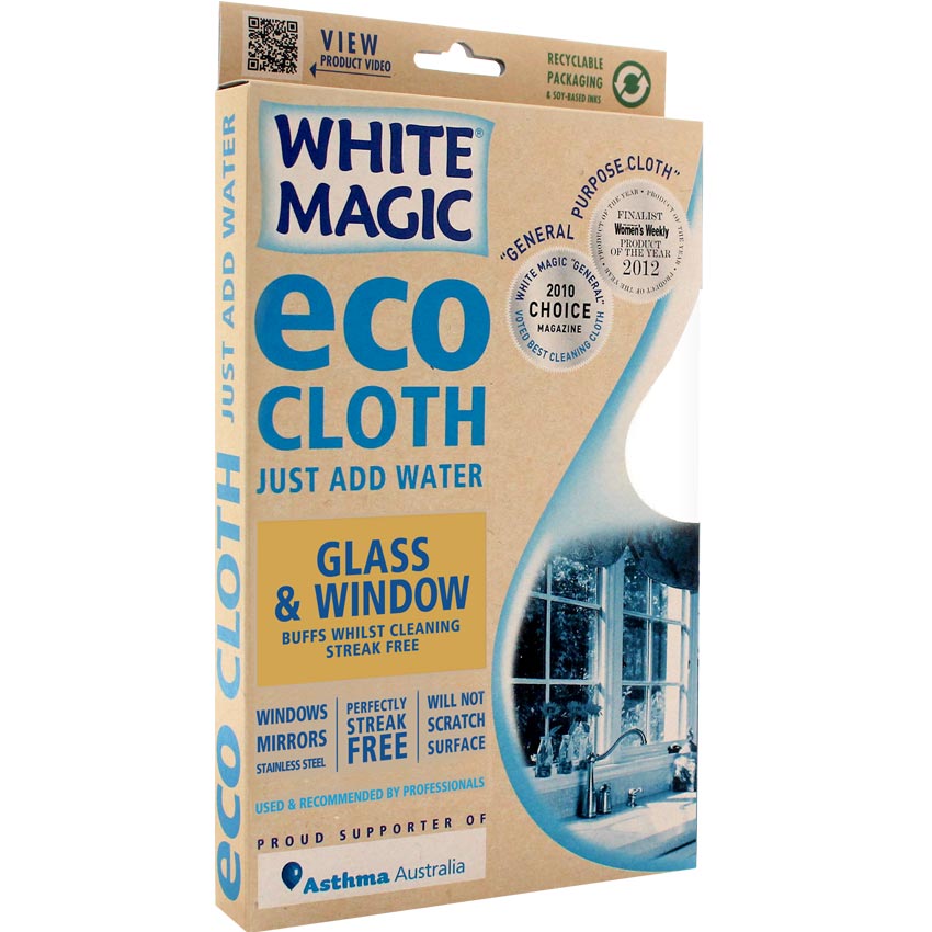 White Magic Eco Cloth Window & Glass