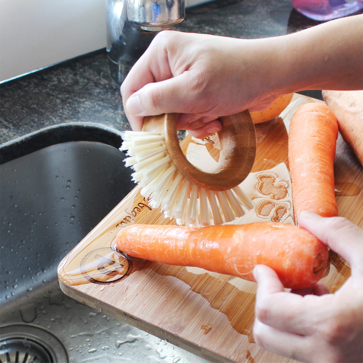 Eco Basics Plastic Free Vegetable Brush